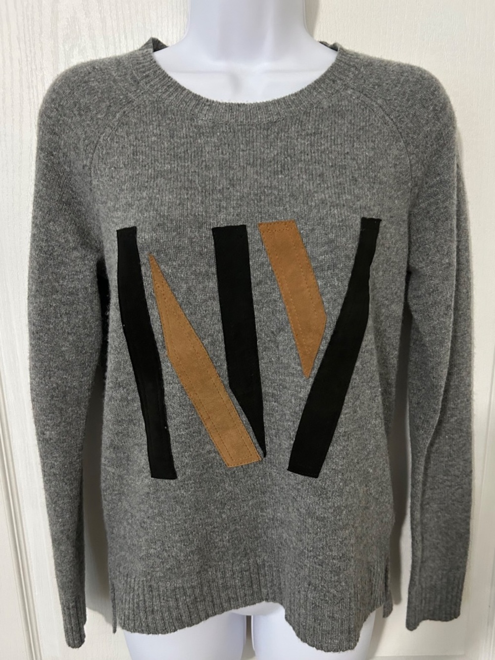 Sweater Madewell NY Gray Merino Wool
